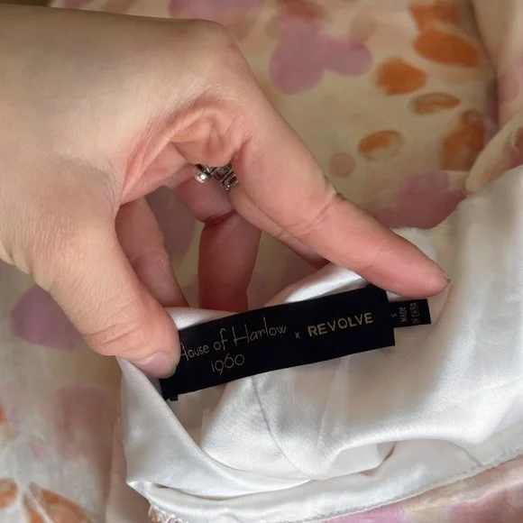 HOUSE OF HARLOW 1960 x REVOLVE Evelyne Watercolor Floral Maxi Dress - Picture 9 of 9